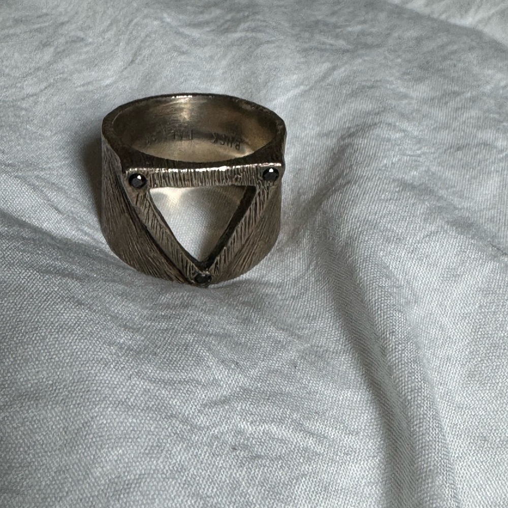 Buck Palmer Triangle Diamon Ring